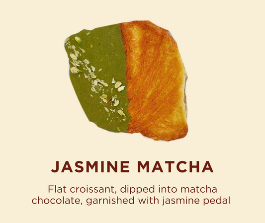 Jasmine Matcha Flat Croissant